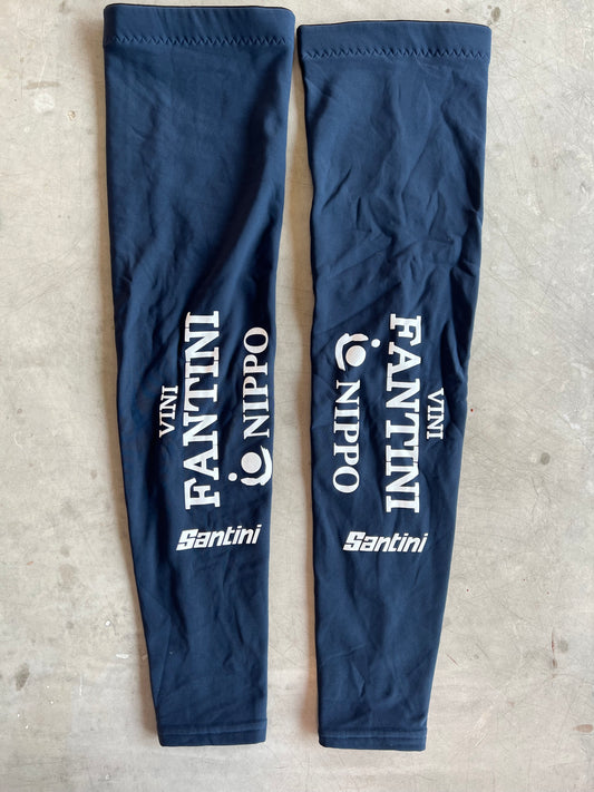 Nippo Fantini | Santini Thermal Leg Warmers | S | Rider-Issued Pro Team Kit