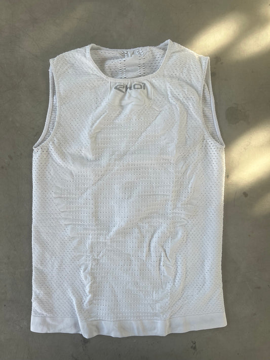 Bingoal | Ekoi Sleeveless Base Layer | White | One Size | Rider-Issued Pro Team Kit