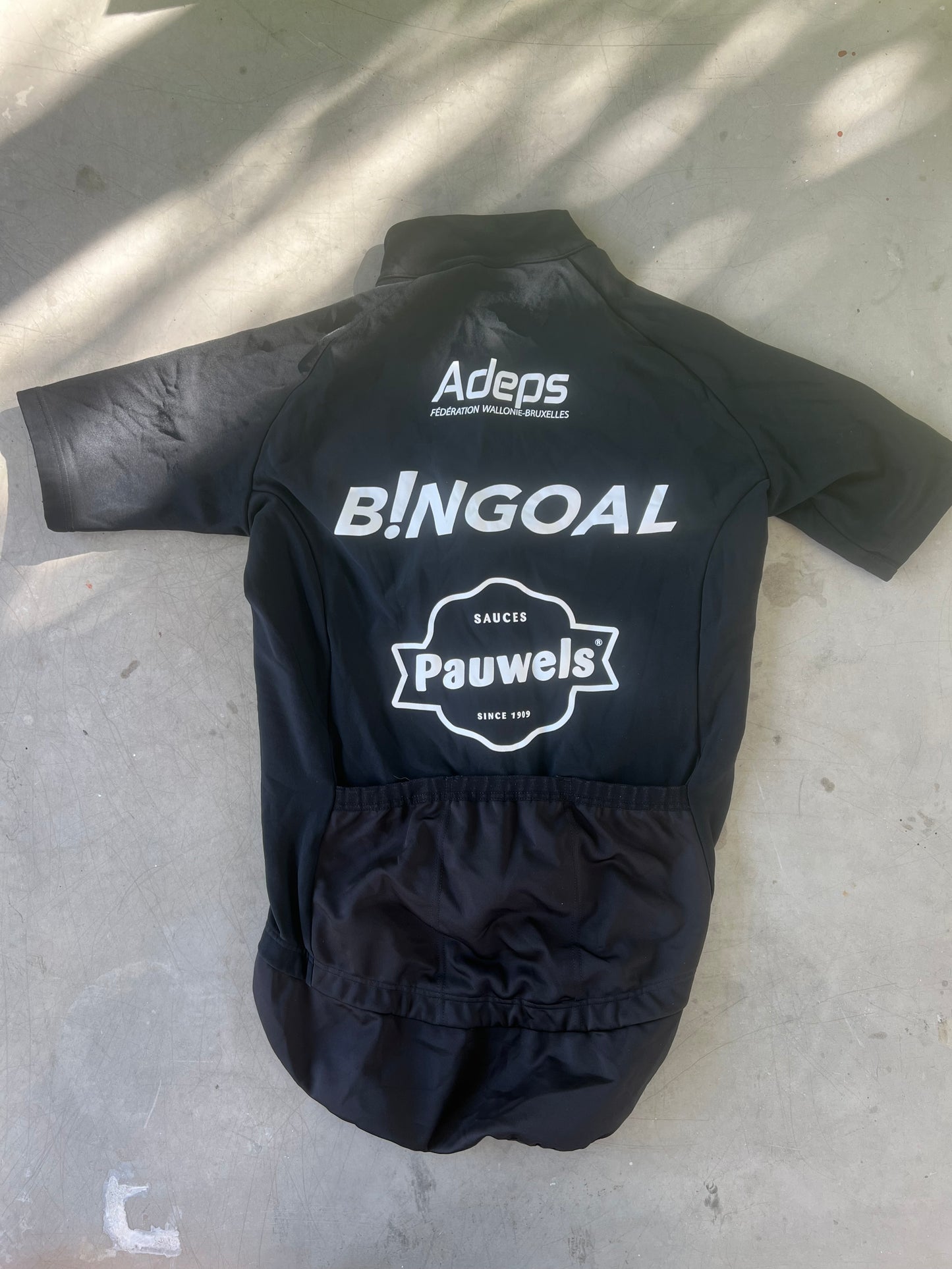 Bingoal | Vermarc Short Sleeve Gabba Jersey | Black | S | Rider-Issued Pro Team Kit