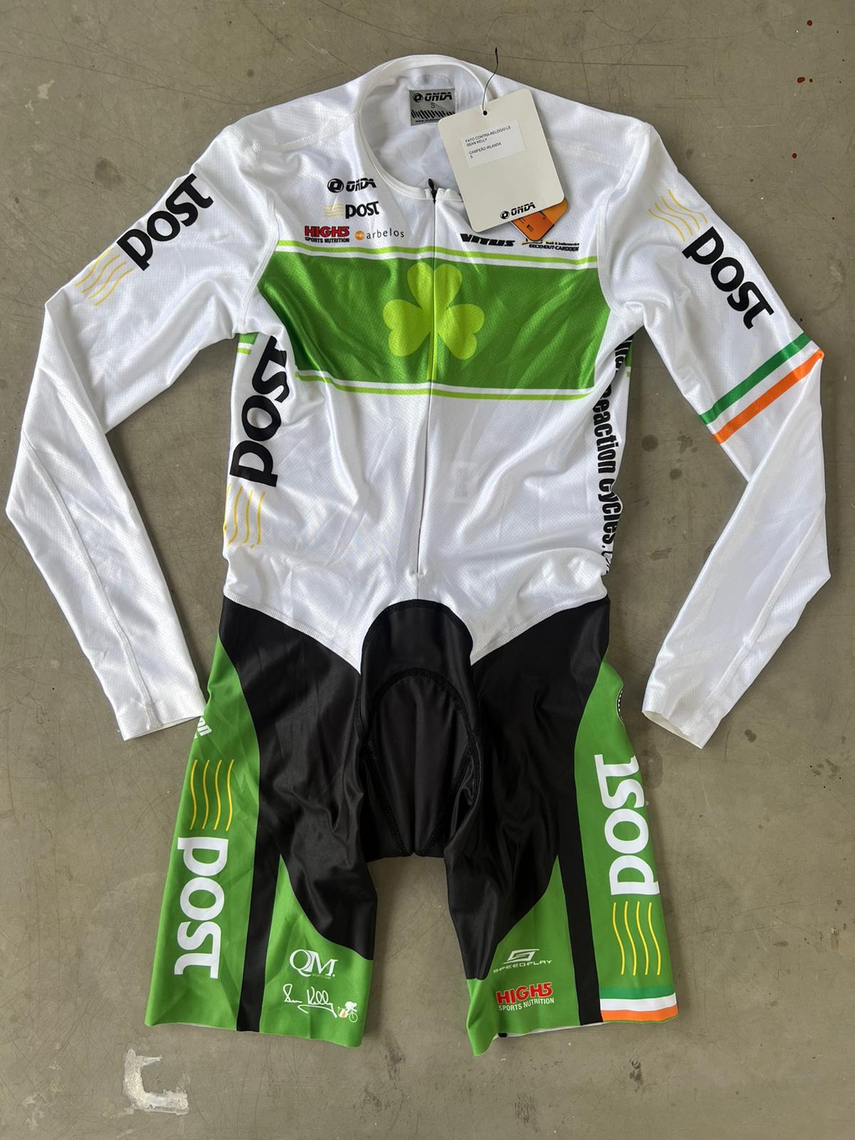 Irish National Team | Onda Long Sleeve TT Suit - Sean Kelly | S | Rider-Issued Pro Team Kit