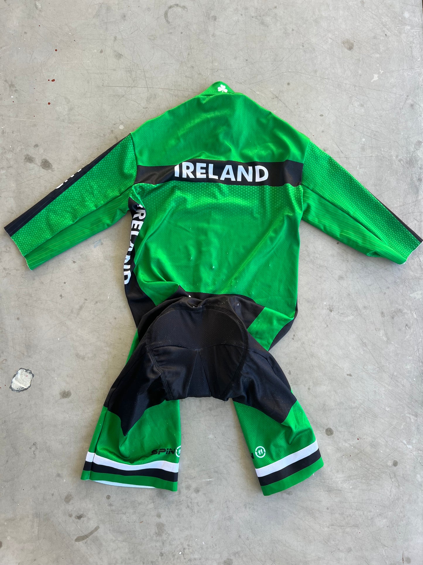 Irish National Team | Spin11 Short Sleeve Suit (Clearance) | S | Rider-Issued Pro Team Kit