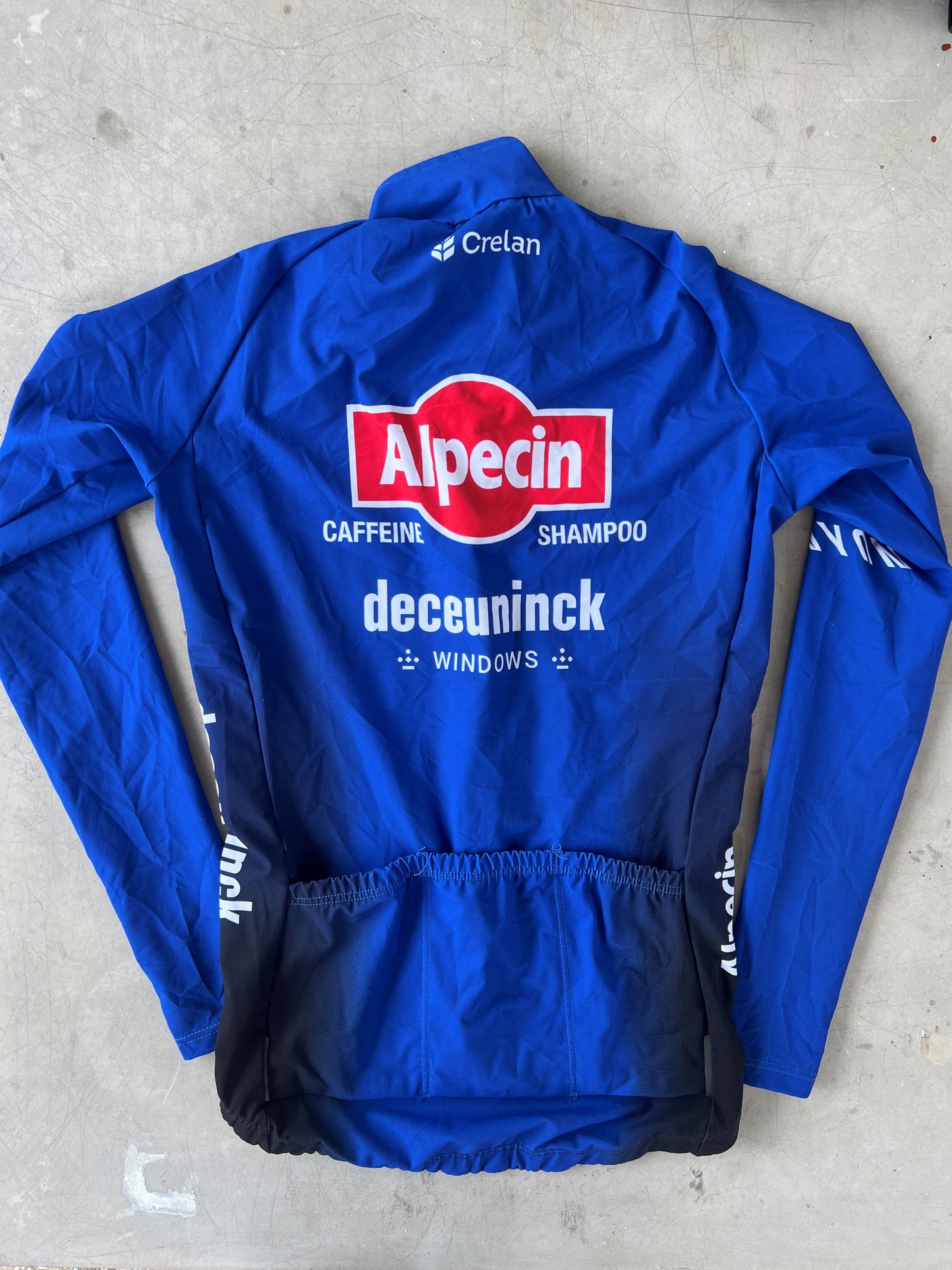 Alpecin Deceuninck Men | Kalas Winter Bundle - Winter Jacket, Gilet, Bibs, Unpadded Tights | L | Rider-Issued Pro Team Kit