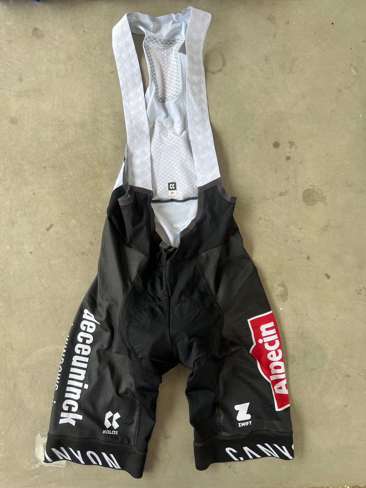 Alpecin Deceuninck Men | Kalas Winter Bundle - Winter Jacket, Gilet, Bibs, Unpadded Tights | L | Rider-Issued Pro Team Kit