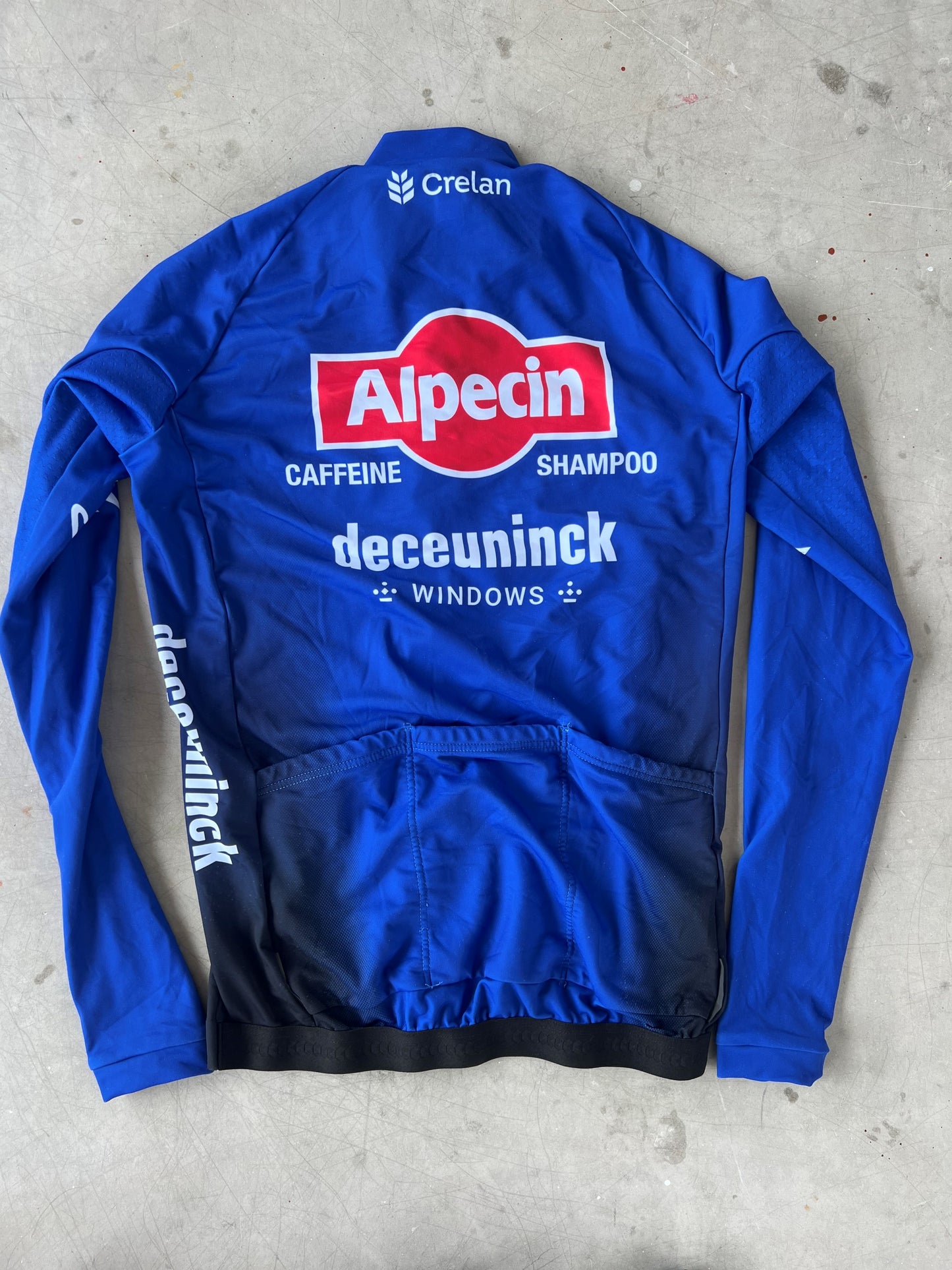 Alpecin Deceuninck Men | Kalas Winter Bundle - Thermal Jersey, Gilet, Padded Tights | L | Rider-Issued Pro Team Kit