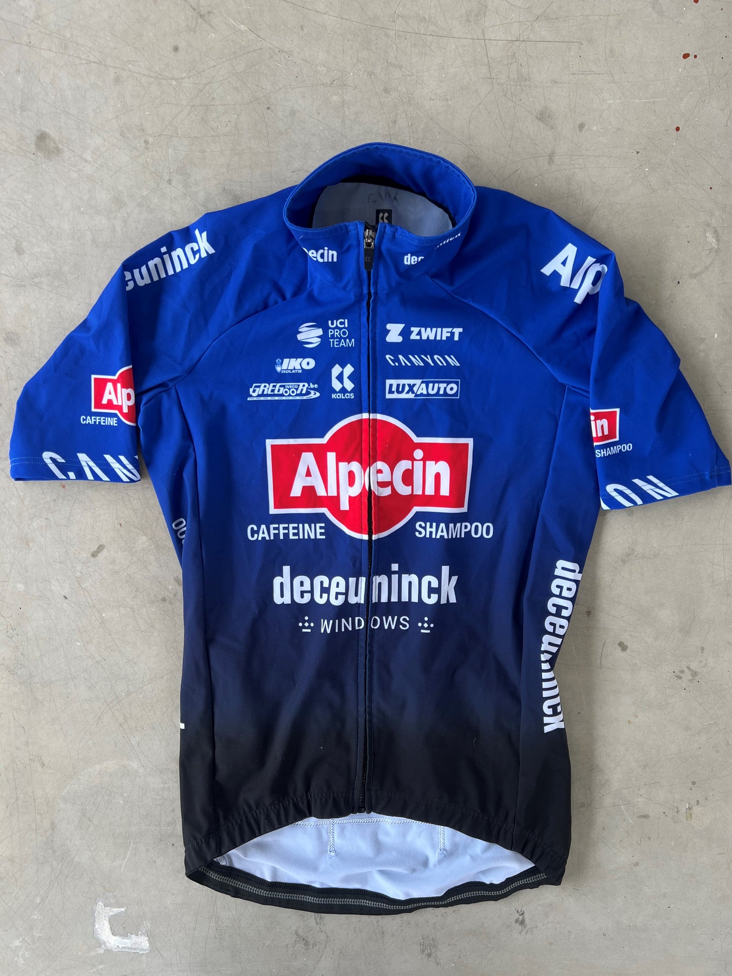 Alpecin Deceuninck Men | Kalas Short Sleeve Gabba Jersey | L | Rider-Issued Pro Team Kit