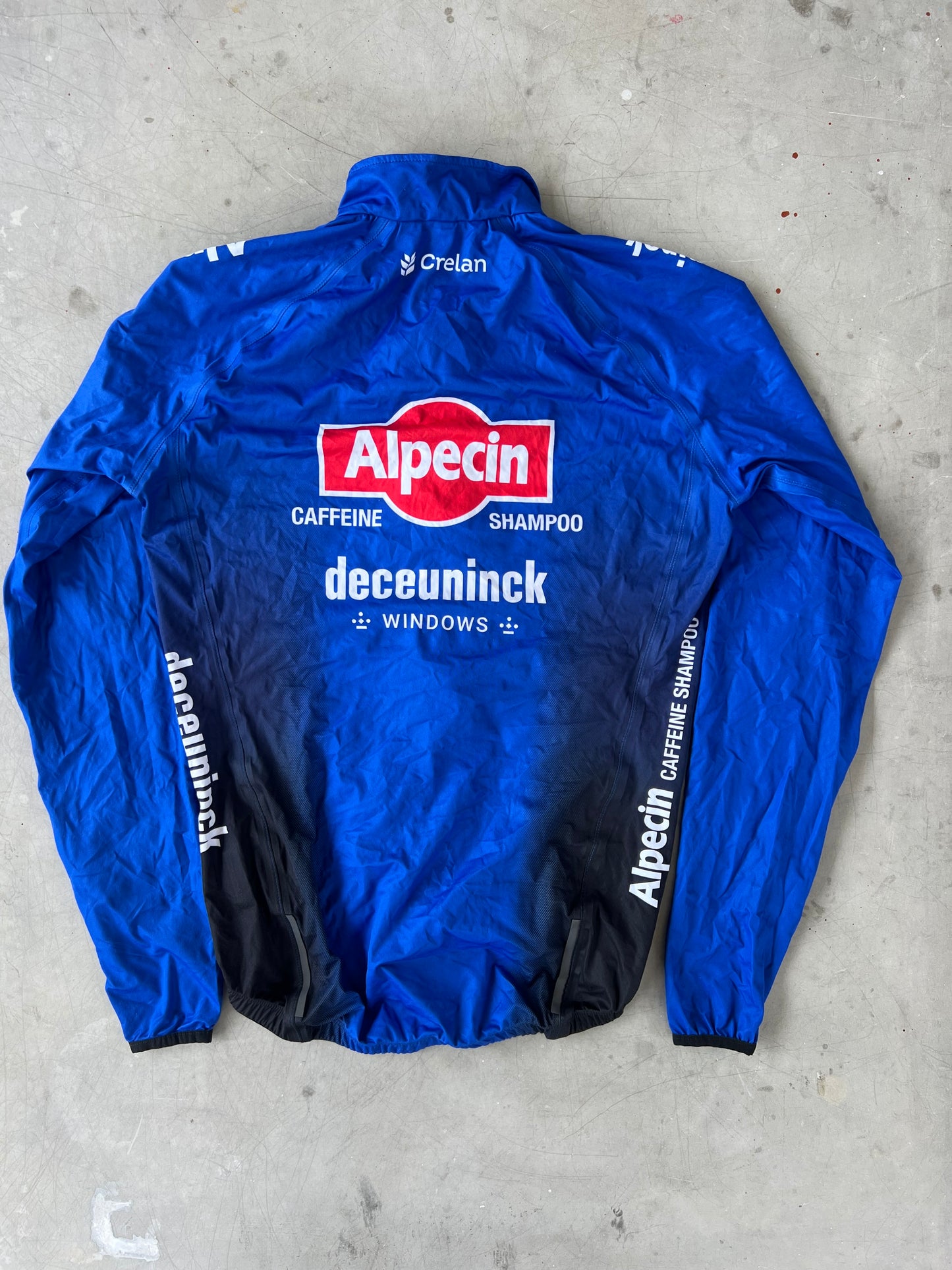 Alpecin Deceuninck Men | Kalas Light Rain Jacket | L | Rider-Issued Pro Team Kit