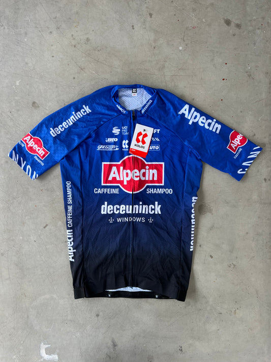 Alpecin Deceuninck Men | Kalas Short Sleeve Jersey | L | Rider-Issued Pro Team Kit