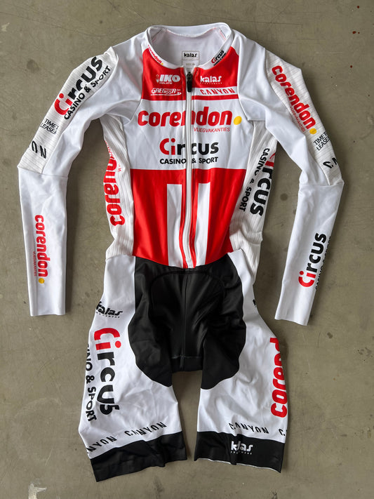 Corendon Circus | Kalas Long Sleeve TT Suit | White | L | Rider-Issued Pro Team Kit