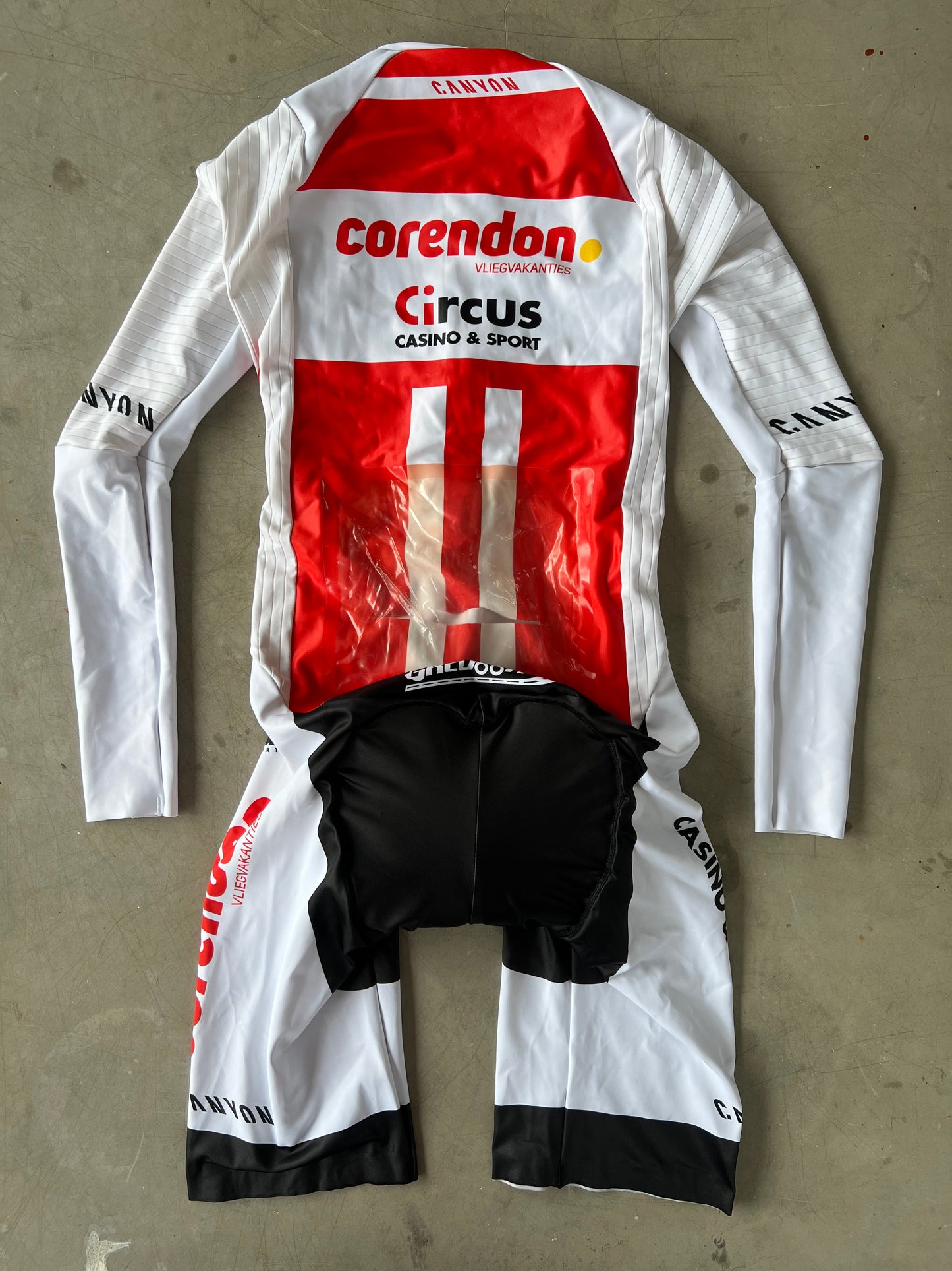 Corendon Circus | Kalas Long Sleeve TT Suit | White | L | Rider-Issued Pro Team Kit