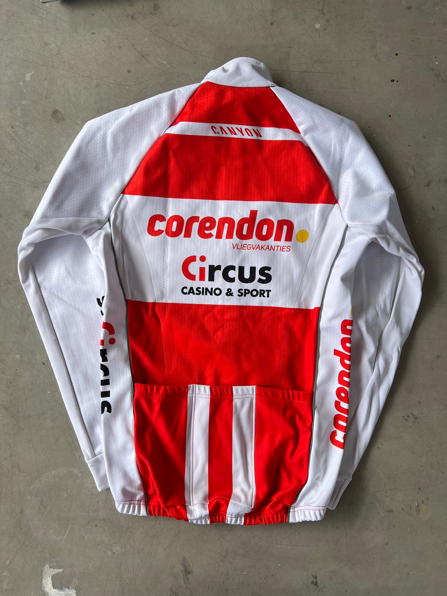 Corendon Circus | Kalas Deep Winter Jacket | White | M/L | Rider-Issued Pro Team Kit