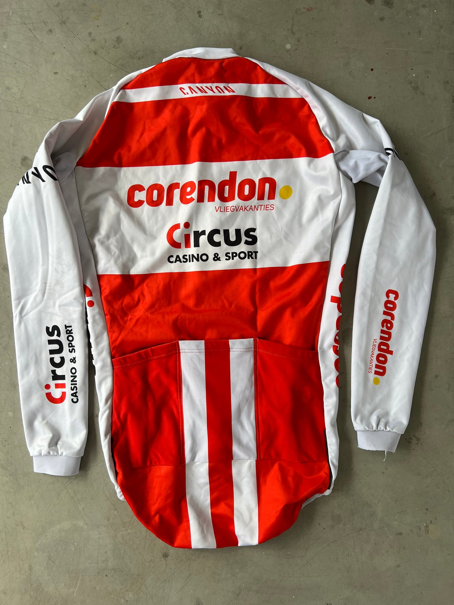 Corendon Circus | Kalas Winter Bundle - Winter Jacket, Padded Tights & Beanie | White | L | Rider-Issued Pro Team Kit