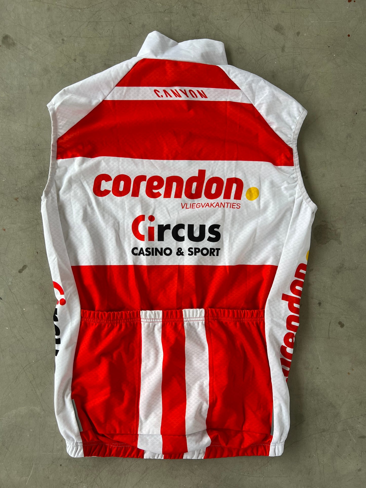 Corendon Circus | Kalas Bundle -Jersey, Bibs, Gilet, Leg Warmers, Headband | White | L/XL | Rider-Issued Pro Team Kit