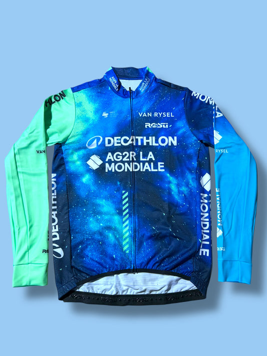 Jersey Midweight Thermal Long Sleeve Racing Maillot   | Decathlon AG2R La Mondiale  | Rosti | Pro Cycling Kit