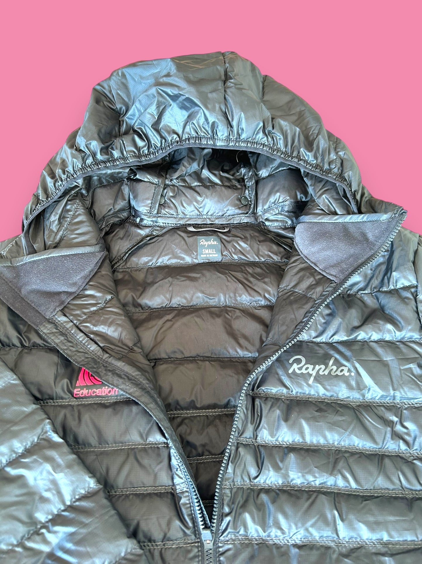 Casual "Explore" Down Jacket | Rapha | EF Education First Mens | Pro Team Cycling Kit