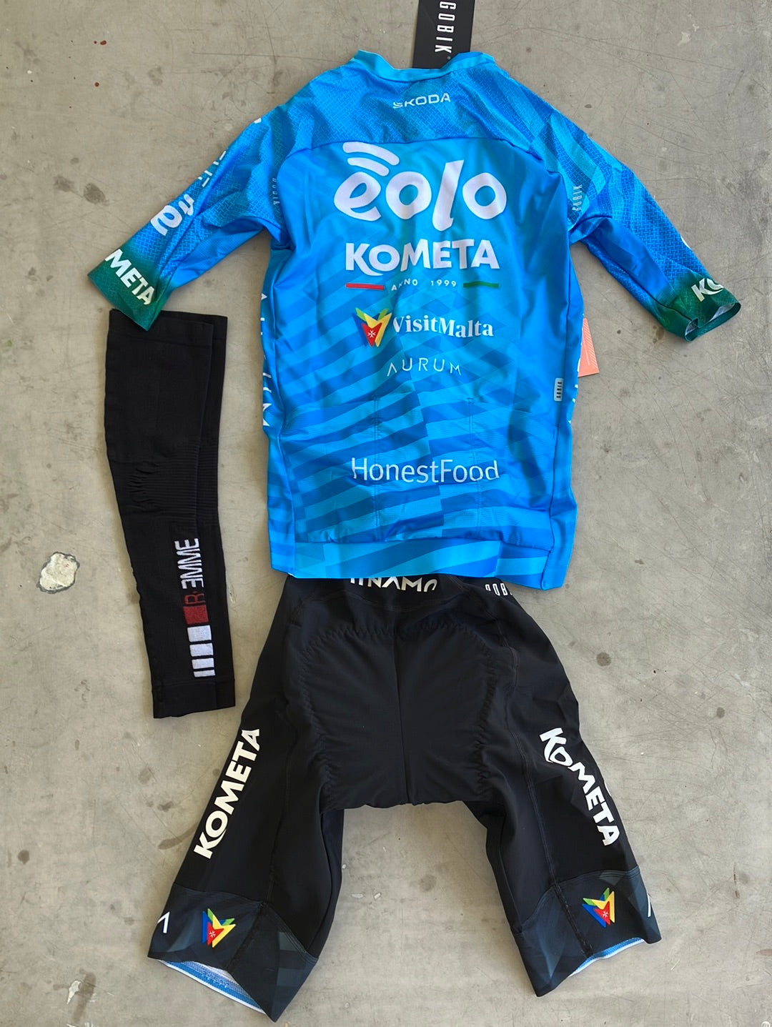 Summer Jersey, Bib Shorts & Arm Warmers Bundle | Gobik | Eolo Kometa | Pro-Issued Cycling Kit