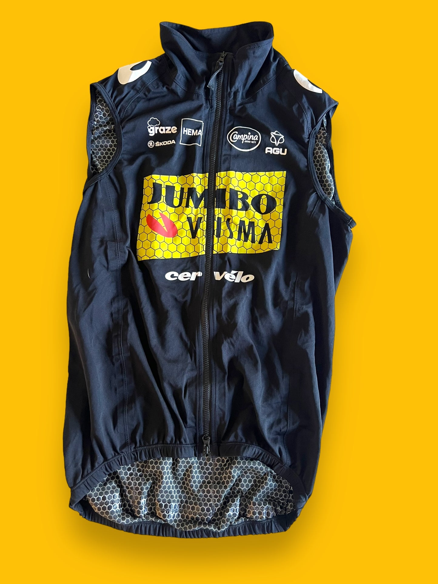 Rain Vest / Gilet Waterproof | Agu | Jumbo Visma | Pro Cycling Kit