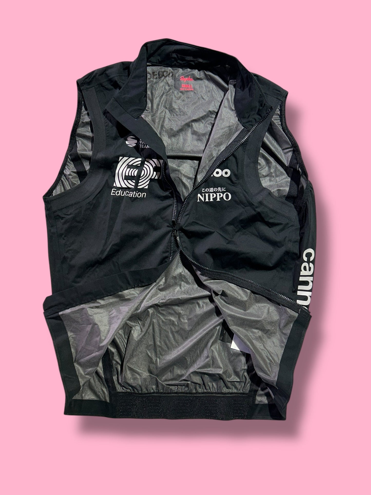 Gilet Vest Lightweight Rain Waterproof Packable | Rapha Pro Team |  EF Education First  | Pro Cycling Kit