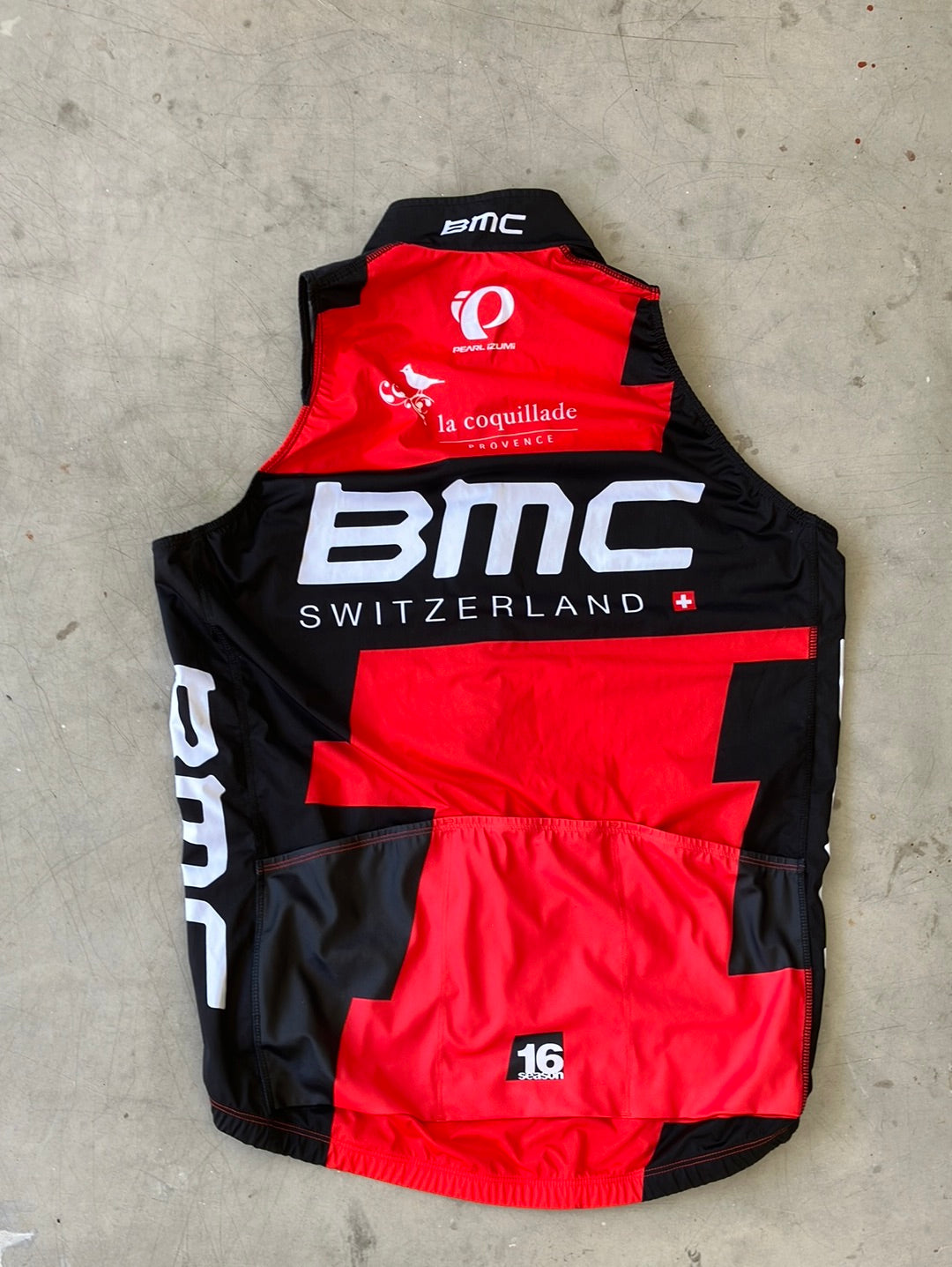 Rain Vest Gilet Waterproof Winter | Assos | BMC Tag Heuer | Pro Cycling Kit