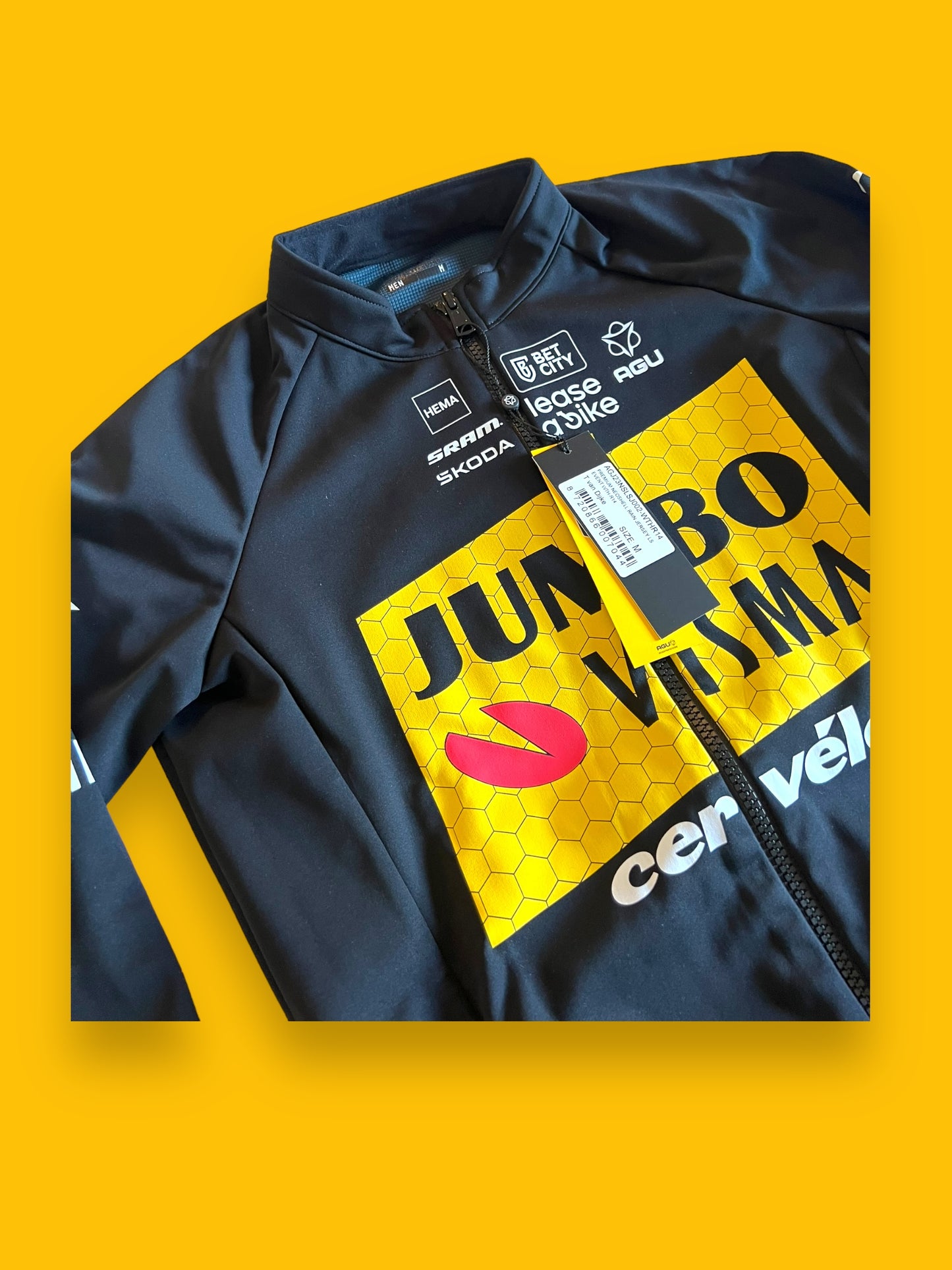 Waterproof Gabba Jersey / Jacket Neoshell Long Sleeve | Agu | Jumbo Visma | Pro Cycling Kit