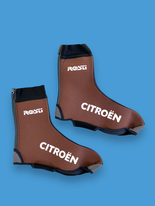 Neoprene Shoe Covers / Overshoes | Rosti | AG2R Citroen | Pro Cycling Kit