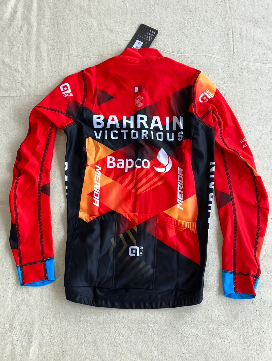 Winter Jersey Thermal Long Sleeve | Ale | Team Bahrain Victorious | Pro Cycling Kit