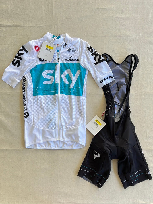 Cycling Kit Bundle - Summer Jersey & Bib Shorts | Castelli | Team Sky | Pro Cycling Kit