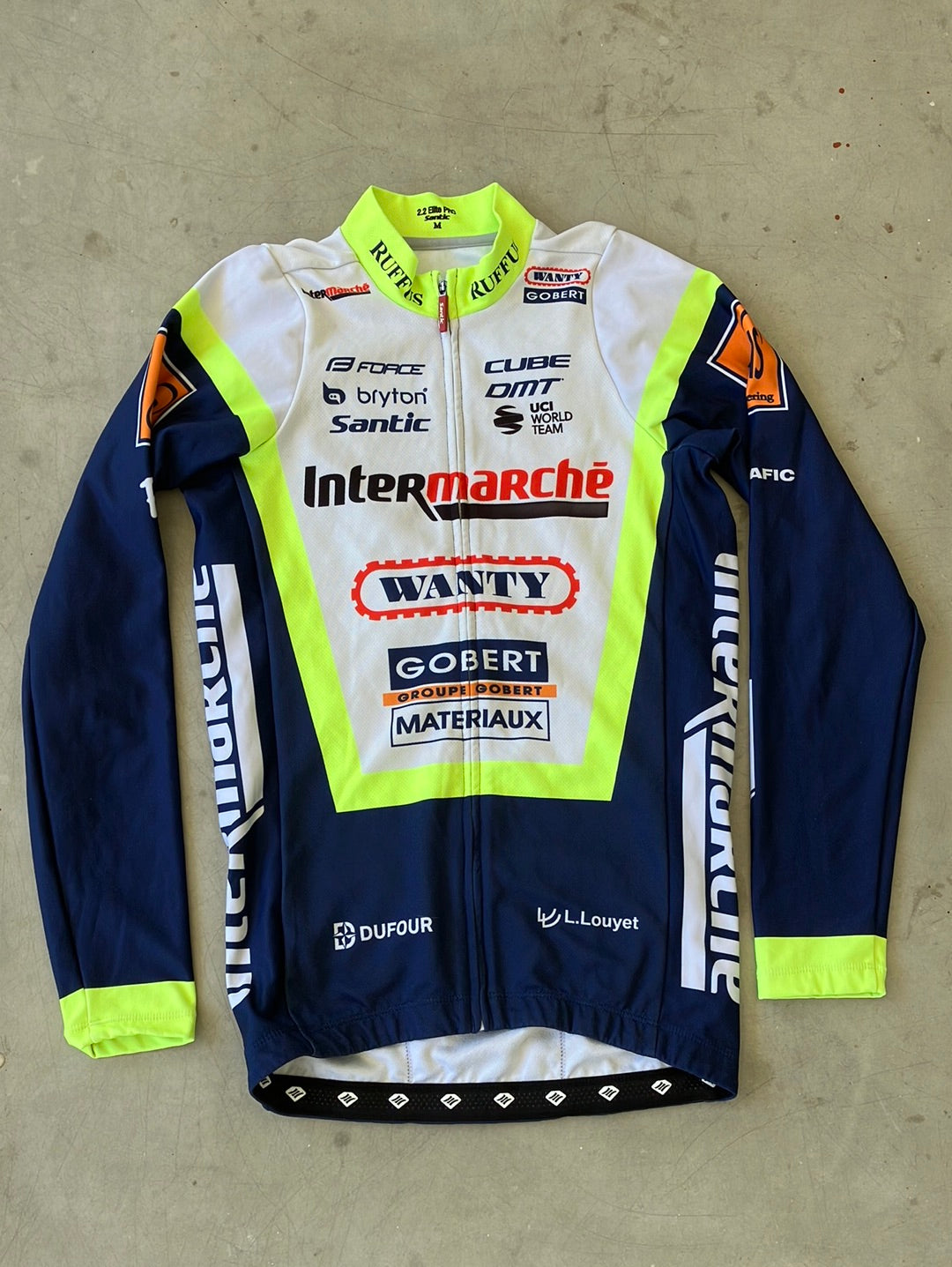 Long Sleeve Thermal Jersey Winter|Santic | Intermarche Wanty Gobert |Pro Cycling Kit