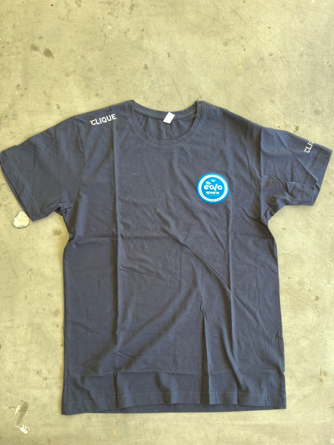 Eolo Kometa | Clique Casual T-Shirt | Navy | Pro-Issued Casual Kit