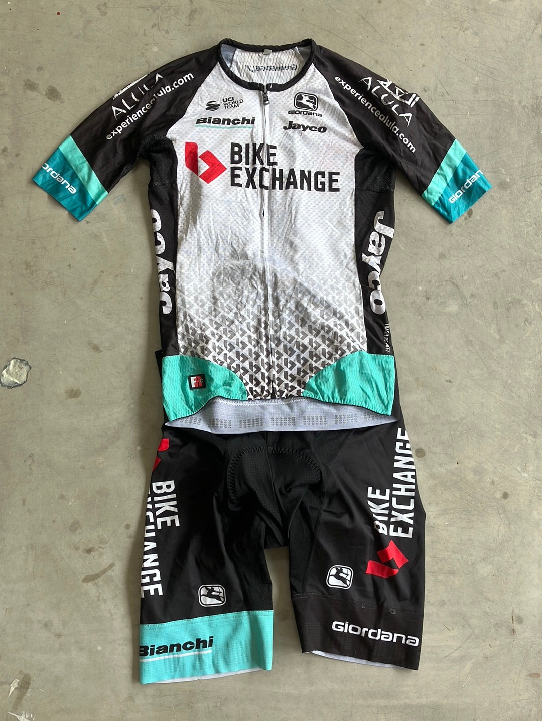 Cycling kit bundle - Aero Jersey Short Sleeve & Bib Shorts | Giordana | Bianchi Bike Exchange | Pro Cycling Kit