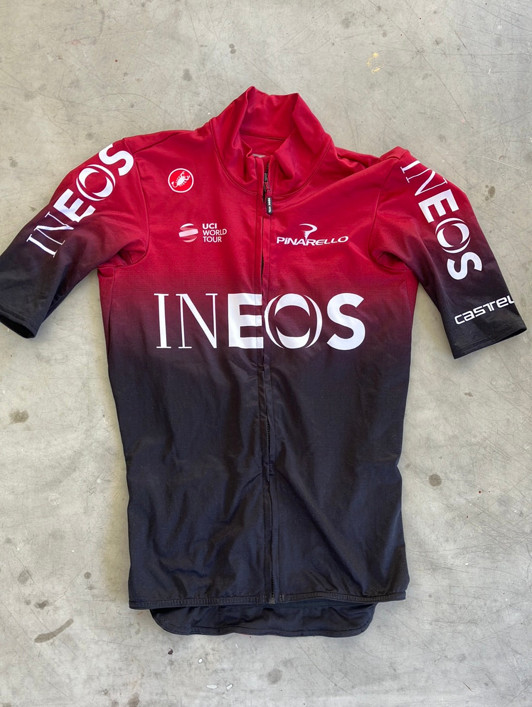 Short Sleeve Mid-weight Jersey | Castelli | Ineos Grenadiers | Pro-Issued Cycling Kit