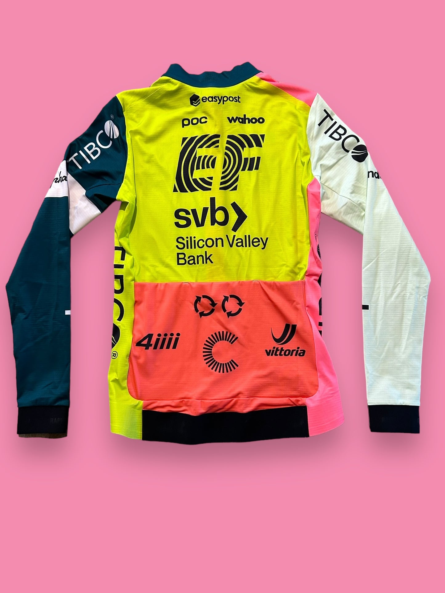 Thermal Long Sleeve Jersey Womens Giro D'Italia Switchout | Rapha Pro Team |  EF Education First  | Pro Cycling Kit