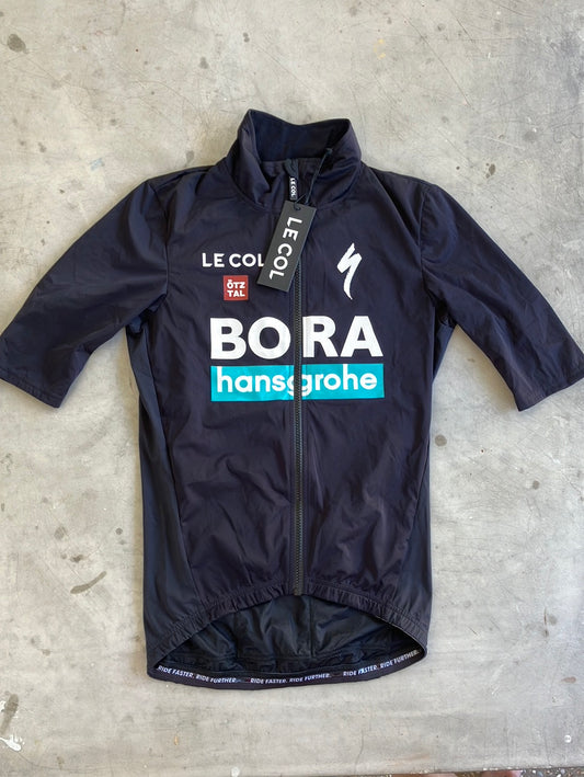 Pro Rain Jersey / Jacket Gabba Short Sleeve | Le Col | Bora Hansgrohe | Pro-Issued Cycling Kit