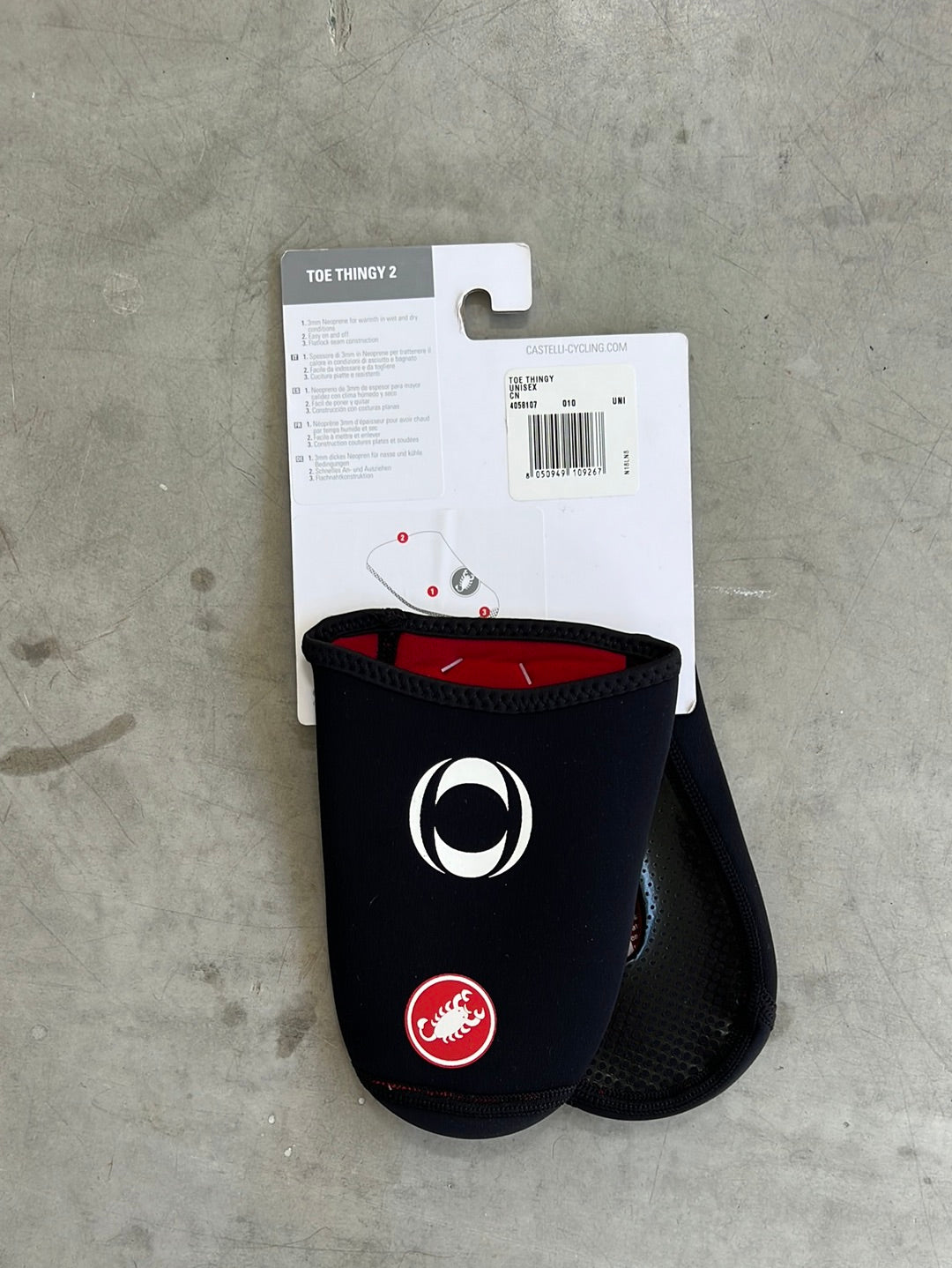 Neoprene Toe Covers | Castelli | Ineos Grenadiers Pro-Issued Cycling Kit