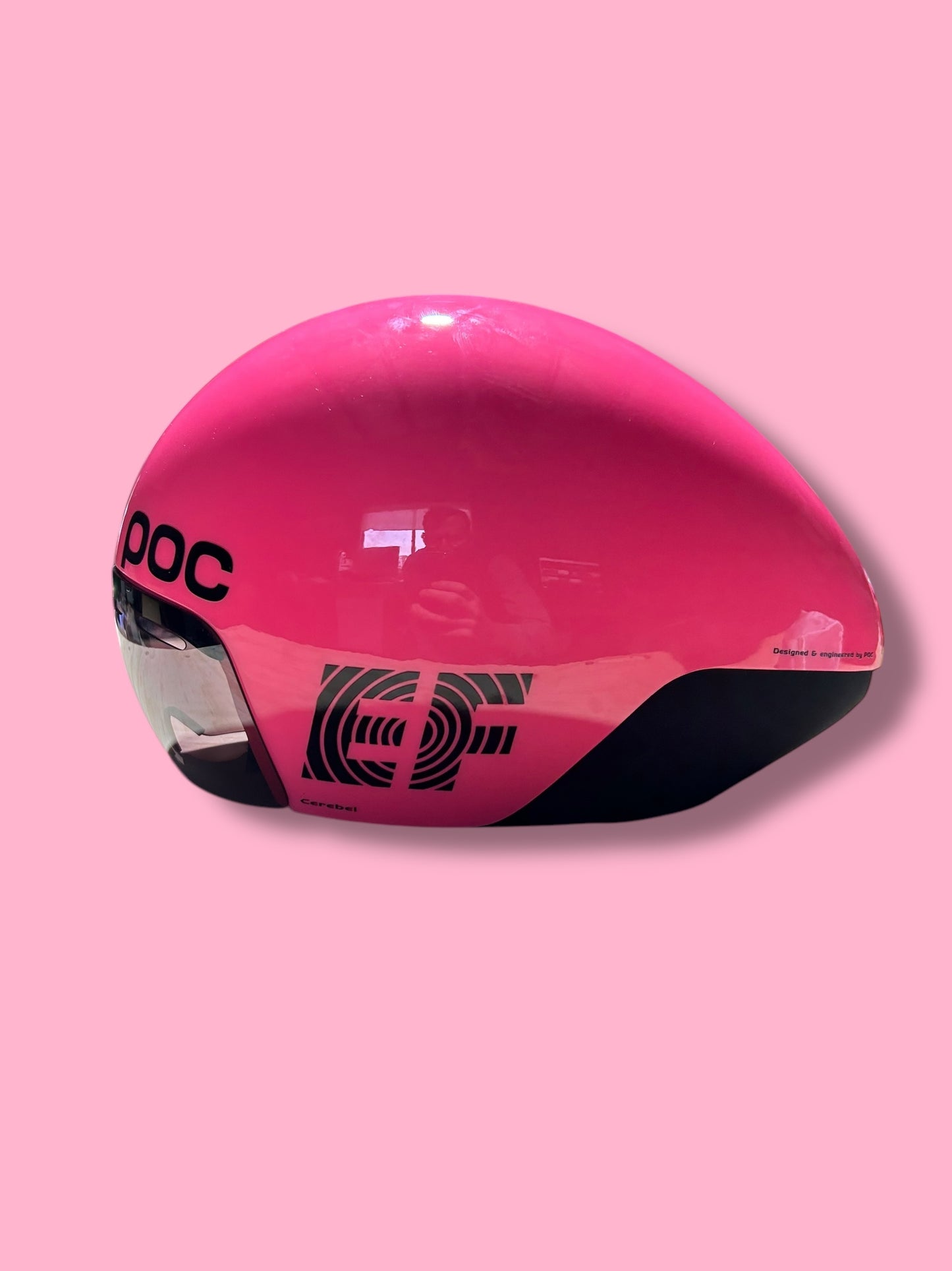 POC Cerebel Helmet TT Triathlon Racing Cannondale |  EF Education First  | Pro Cycling Kit