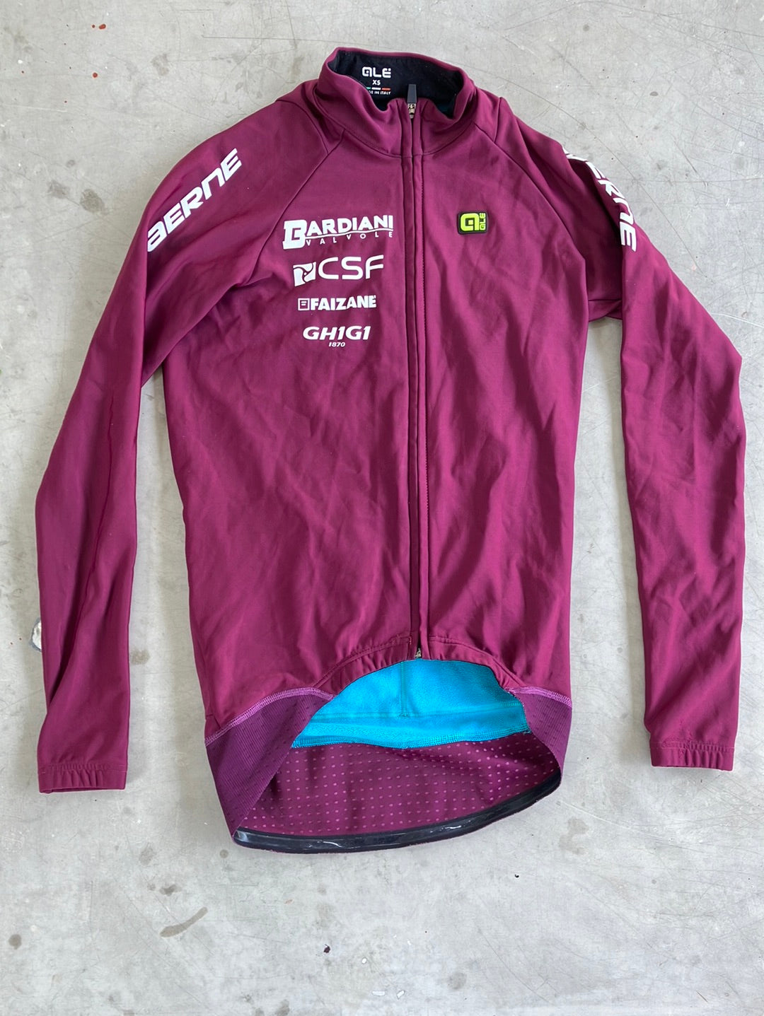 Bardiani | Ale - Long Sleeve Gabba Jacket / Jersey | Pro-Issued Team Kit