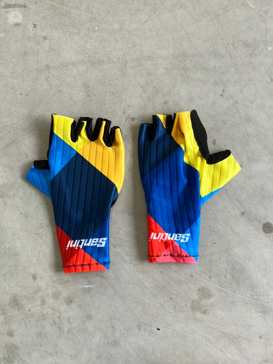 Padded Aero Gloves | Santini | Lidl Trek | Pro-Issued Cycling Kit