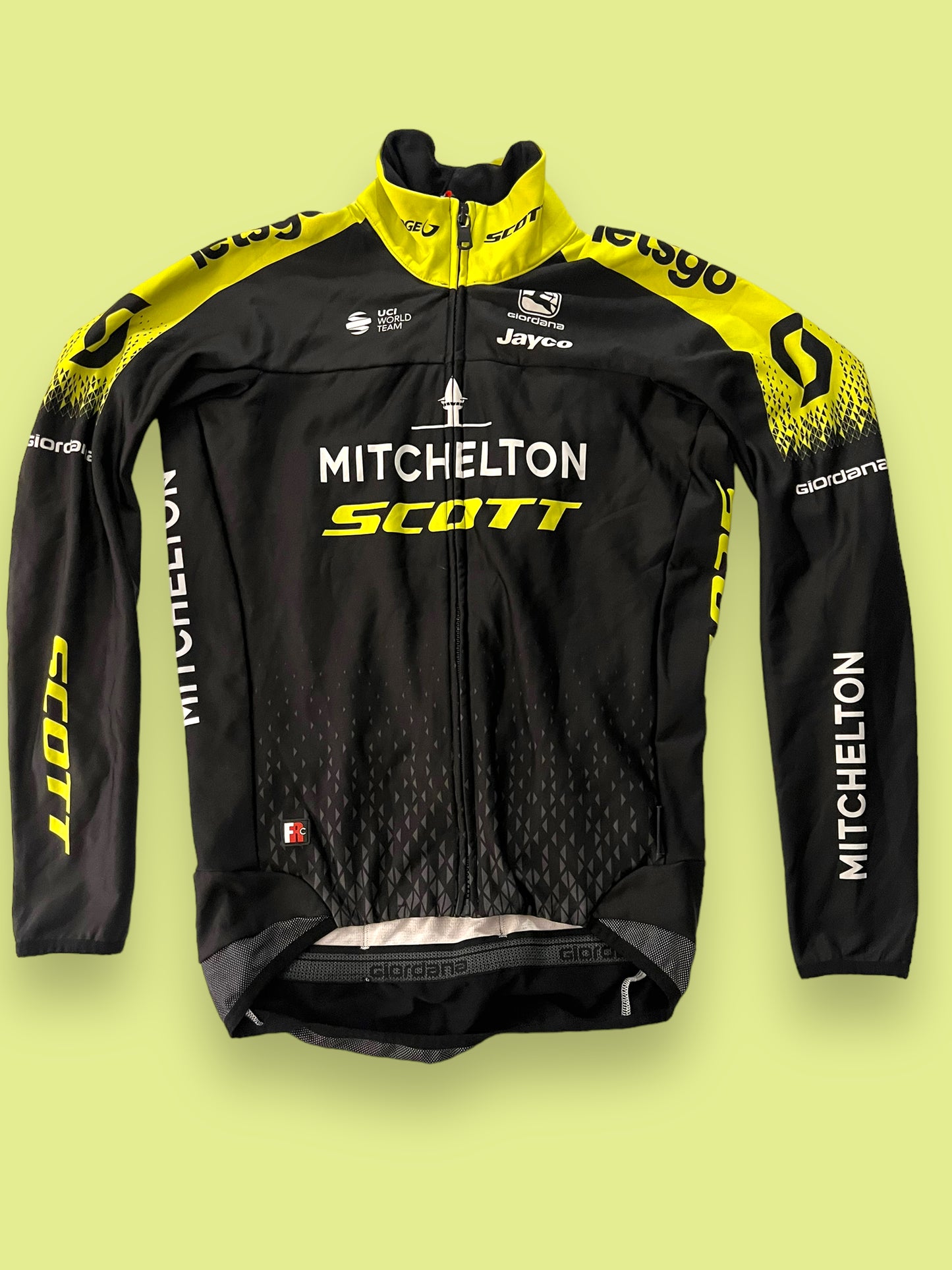 Thermal Gabba Jacket Long Sleeve | Giordana | Mitchelton Scott Pro Team | Pro Cycling Kit