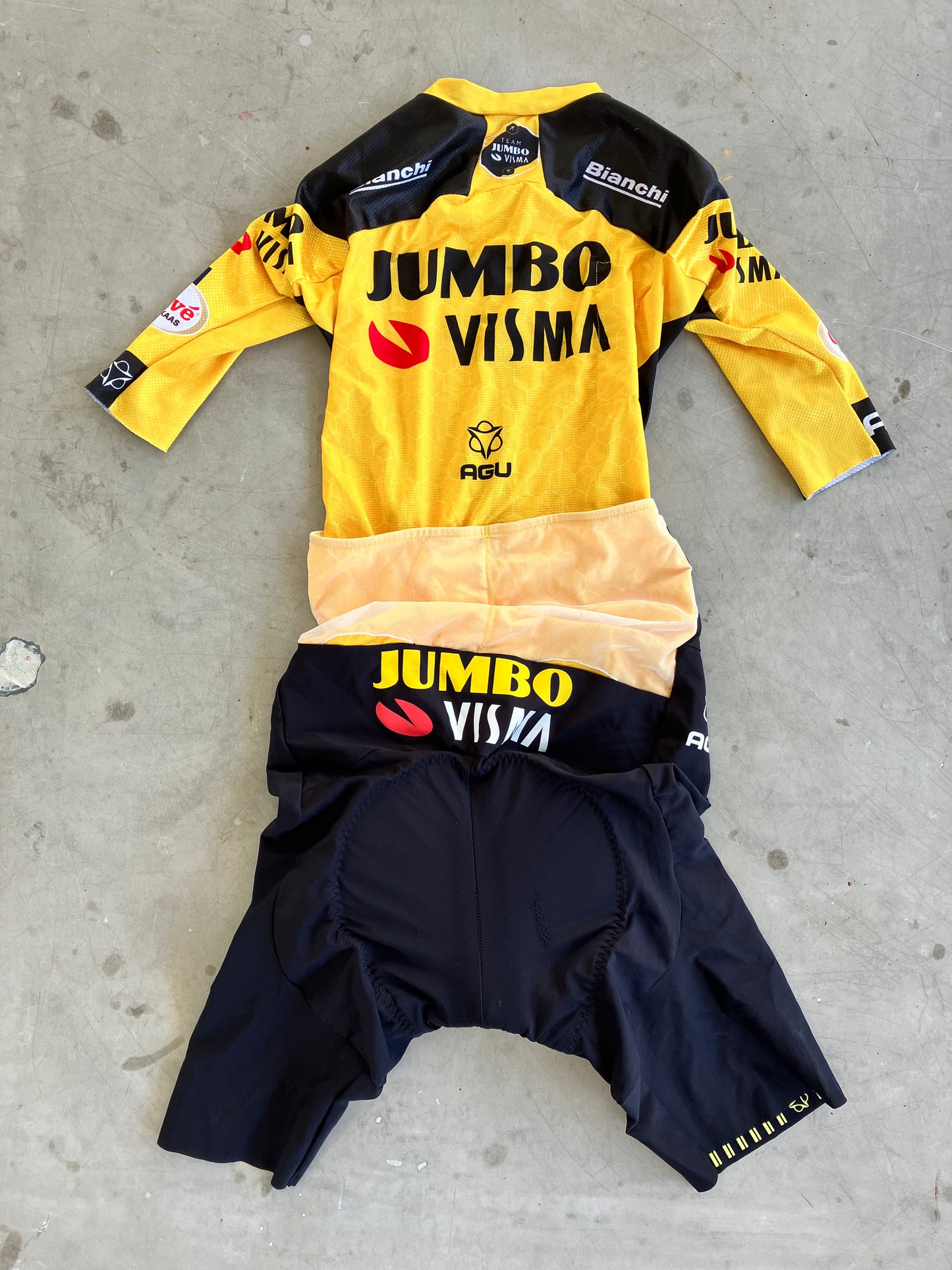 Jumbo Visma | Agu Short Sleeve Road Suit | XS | Rider-Issued Pro Team Kit