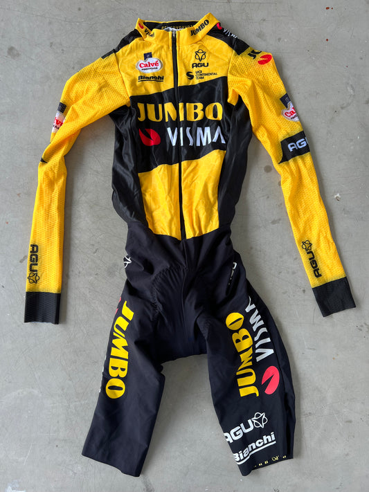 Jumbo Visma | Agu Long Sleeve TT Suit | XS | Rider-Issued Pro Team Kit