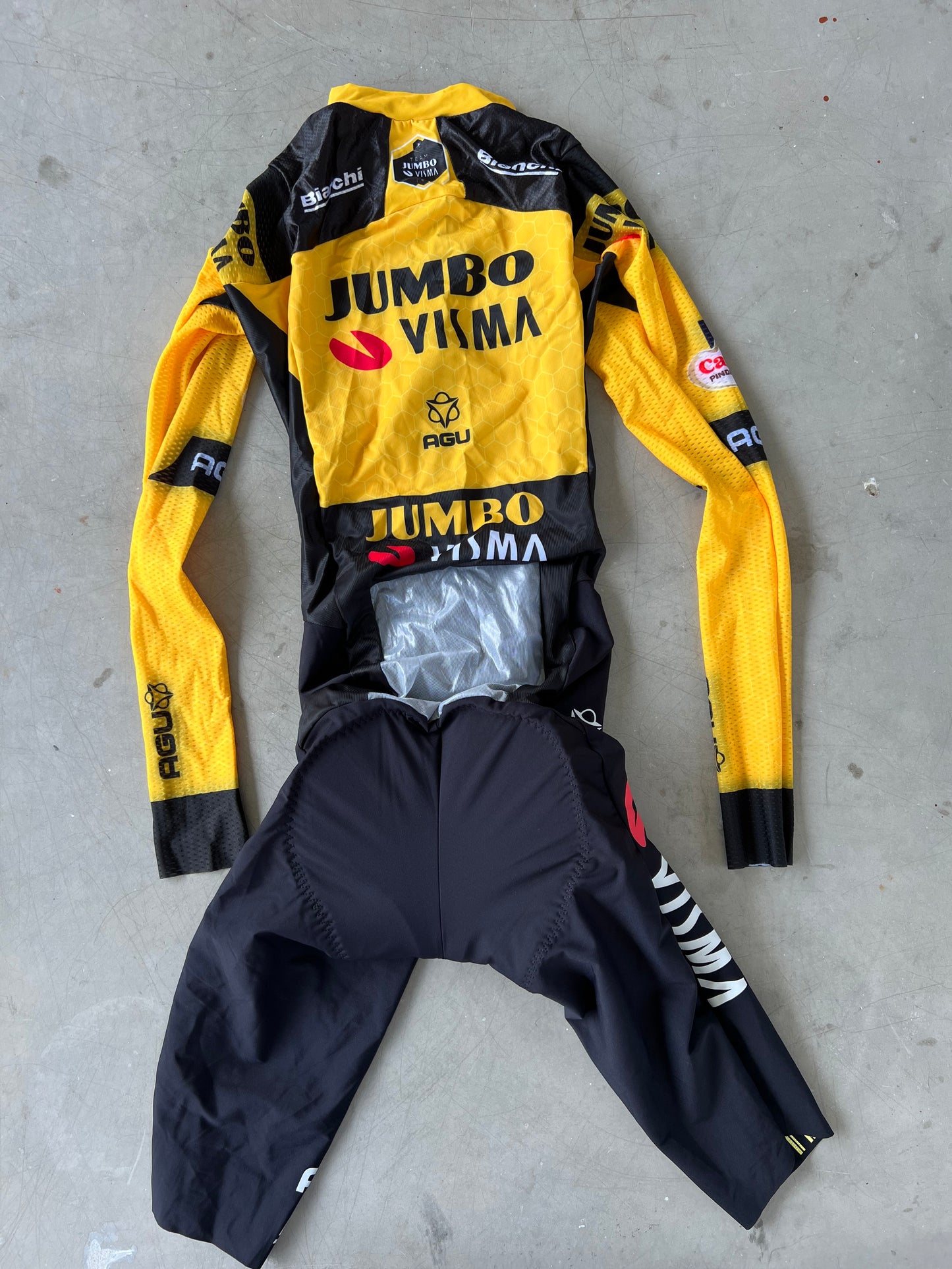 Jumbo Visma | Agu Long Sleeve TT Suit | XS | Rider-Issued Pro Team Kit