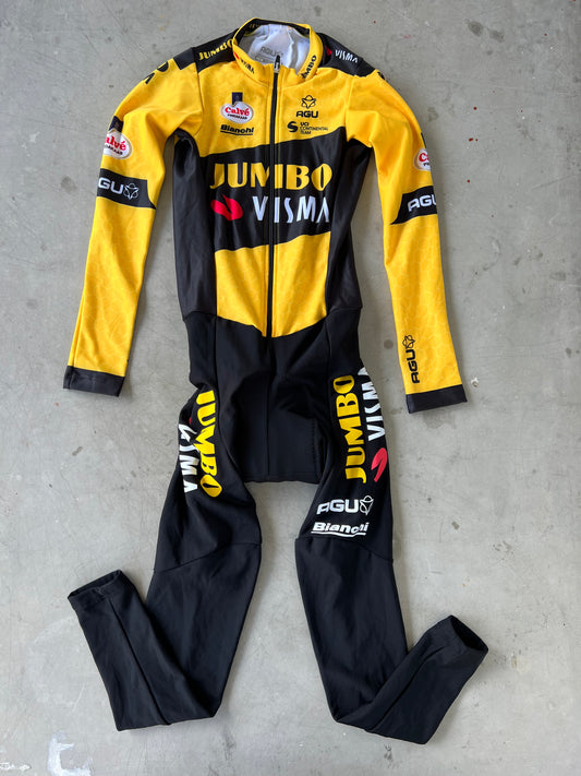 Jumbo Visma | Agu Long Sleeve Winter TT Suit | XS | Rider-Issued Pro Team Kit