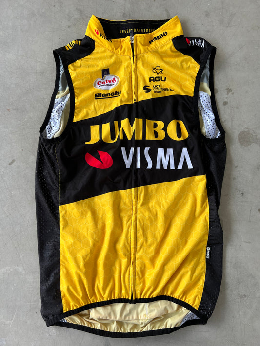 Jumbo Visma | Agu Wind Vest / Gilet | M | Rider-Issued Pro Team Kit