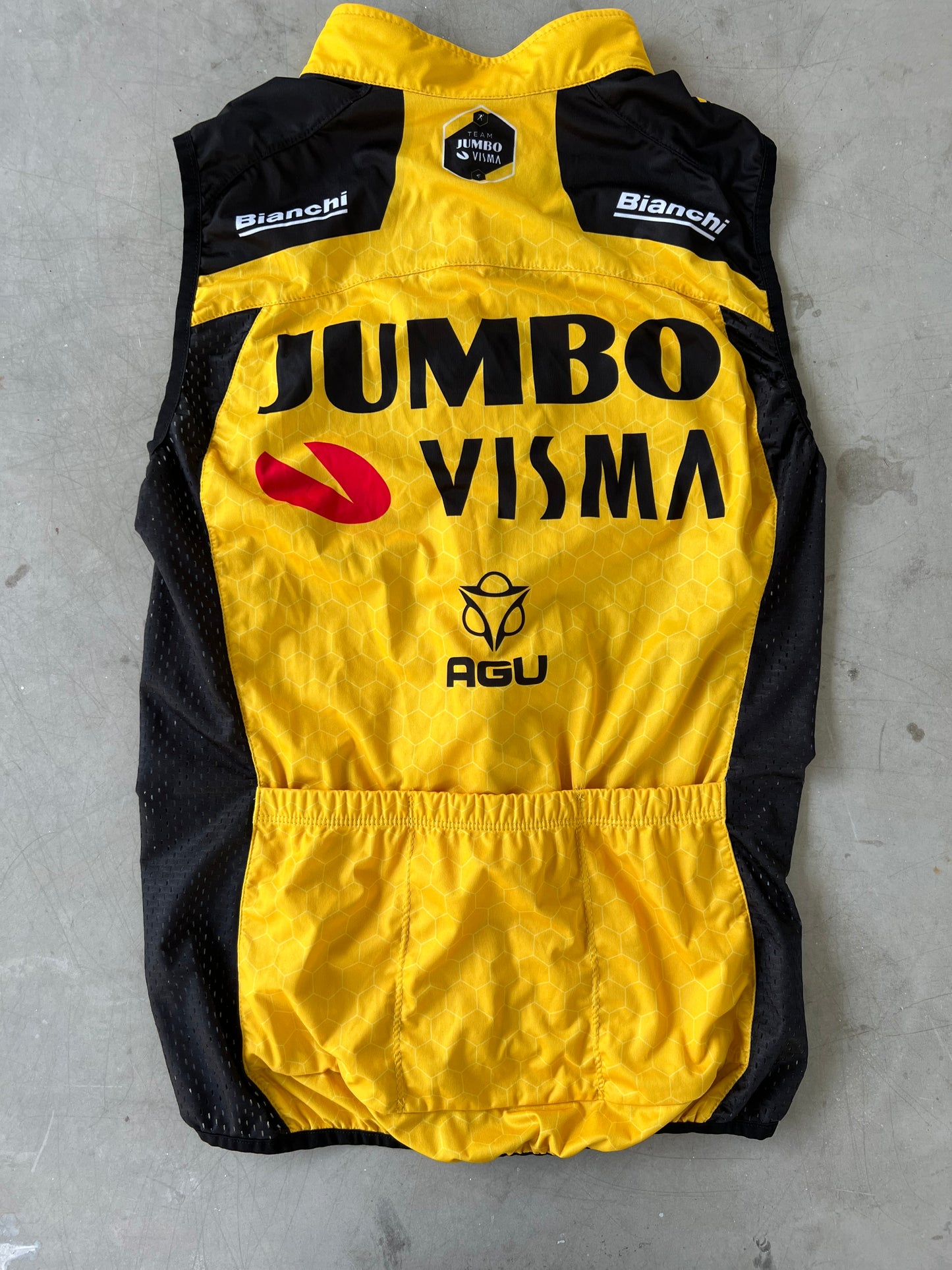 Jumbo Visma | Agu Wind Vest / Gilet | M | Rider-Issued Pro Team Kit