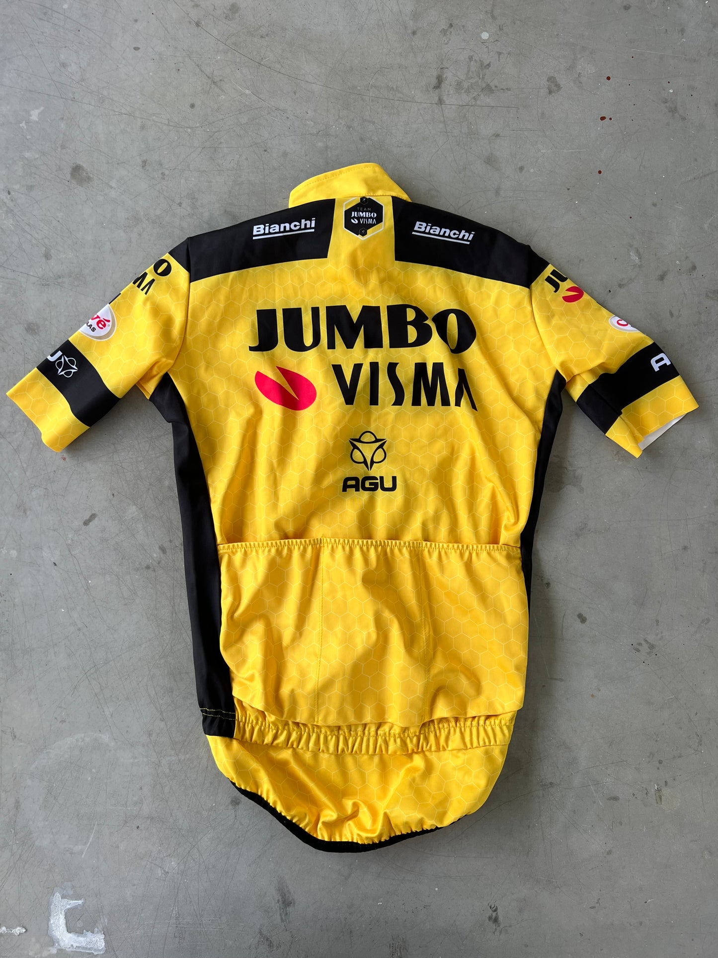 Jumbo Visma | Agu Short Sleeve Gabba Jacket / Jersey | XS | Rider-Issued Pro Team Kit