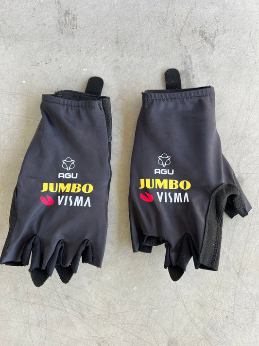 Jumbo Visma | Agu Padded Gloves | S | Rider-Issued Pro Team Kit