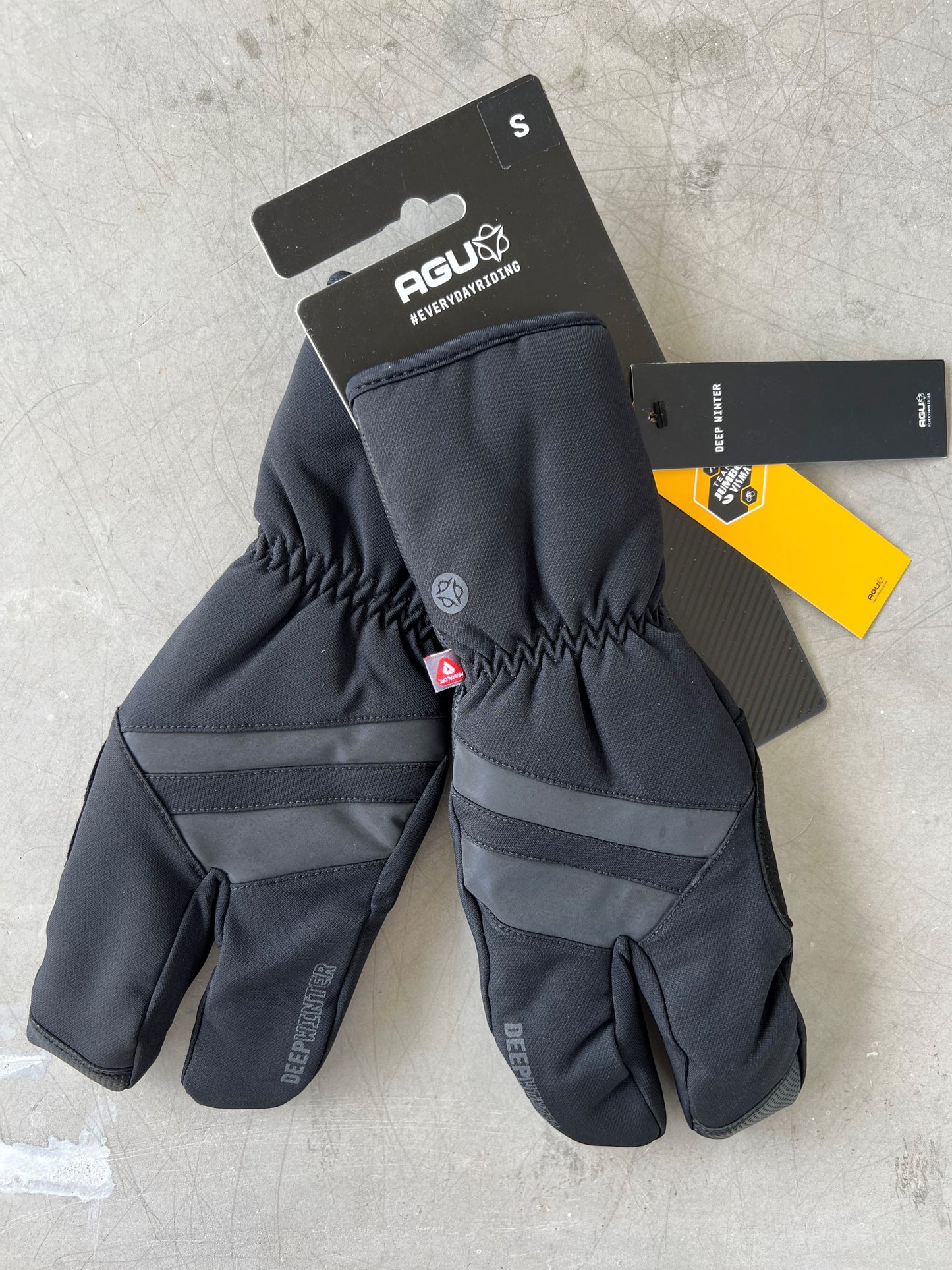 Jumbo Visma | Agu Deep Winter Gloves | S | Rider-Issued Pro Team Kit