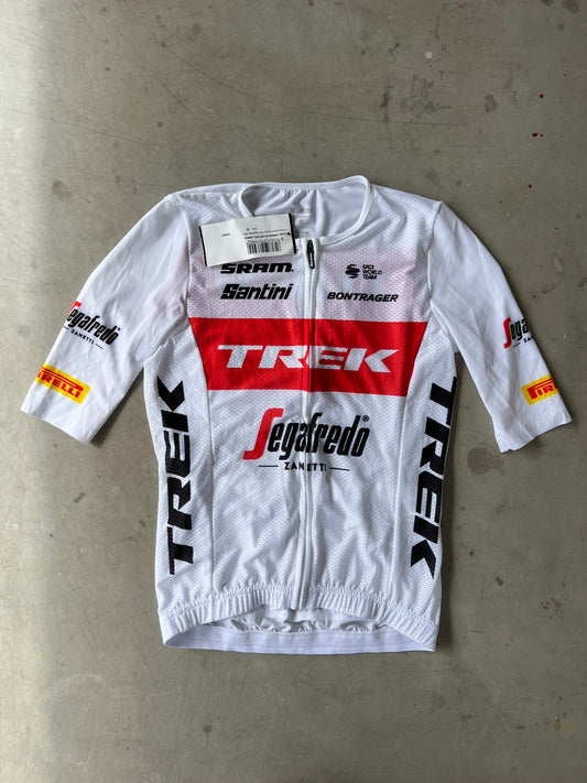 Trek Segafredo | Santini Short Sleeve Jersey | White | S | Rider-Issued Pro Team Kit