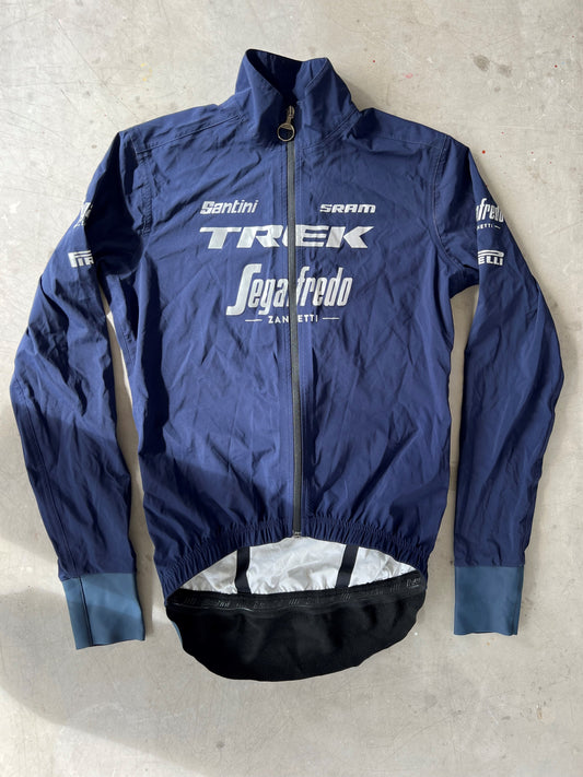 Trek Segafredo | Santini Long Sleeve Gabba Jacket | Navy | M | Rider-Issued Pro Team Kit