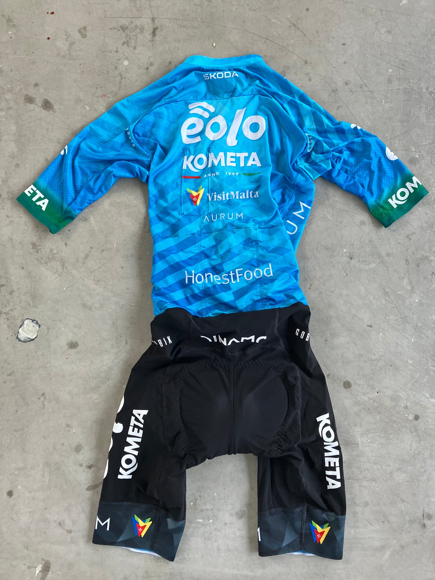 Eolo | Gobik Short Sleeve Race Suit | Blue | S | Rider-Issued Pro Team Kit