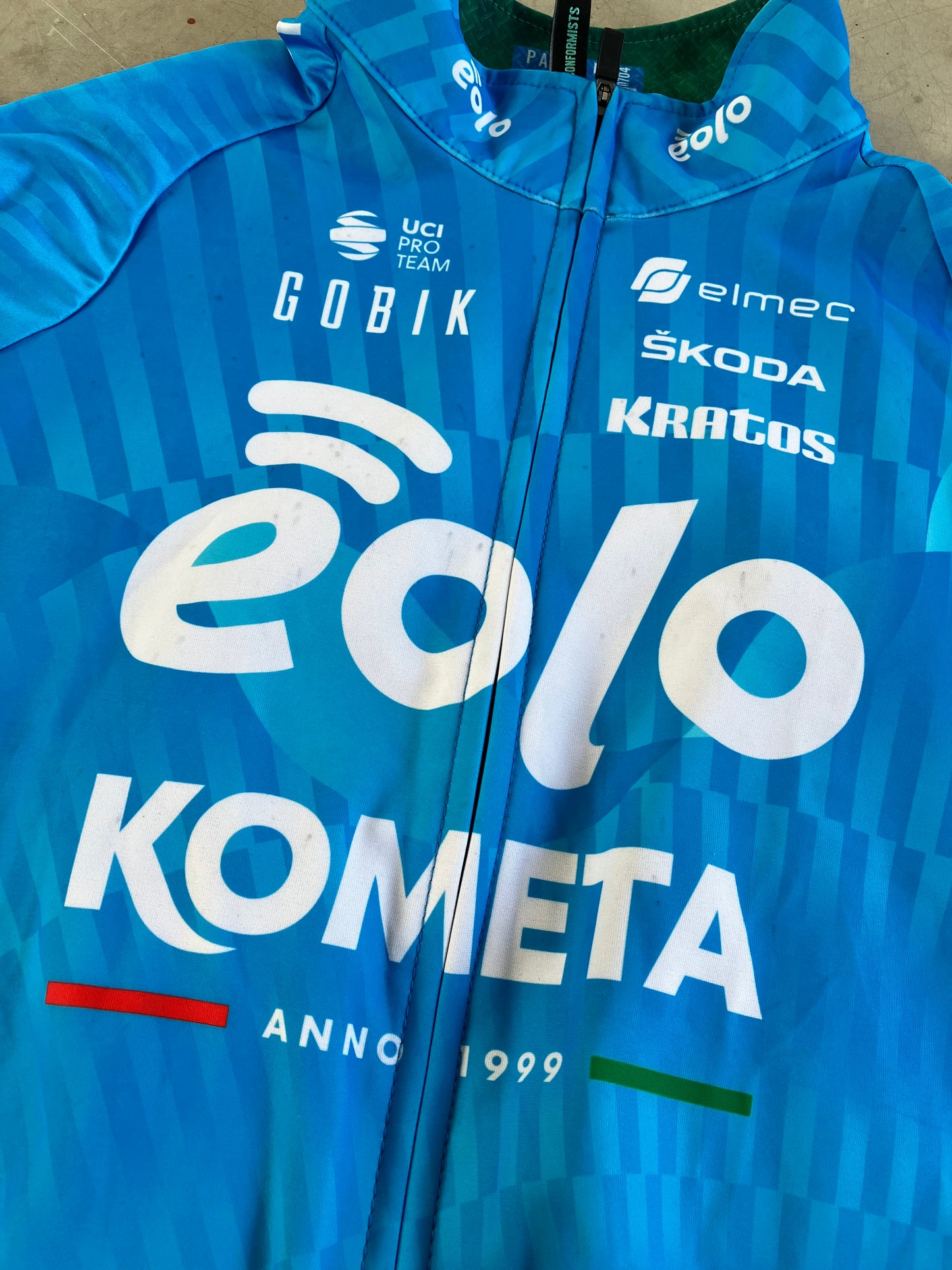 Eolo | Gobik Bundle - Long Sleeve Jersey & Bibs | Blue | S | Rider-Issued Pro Team Kit